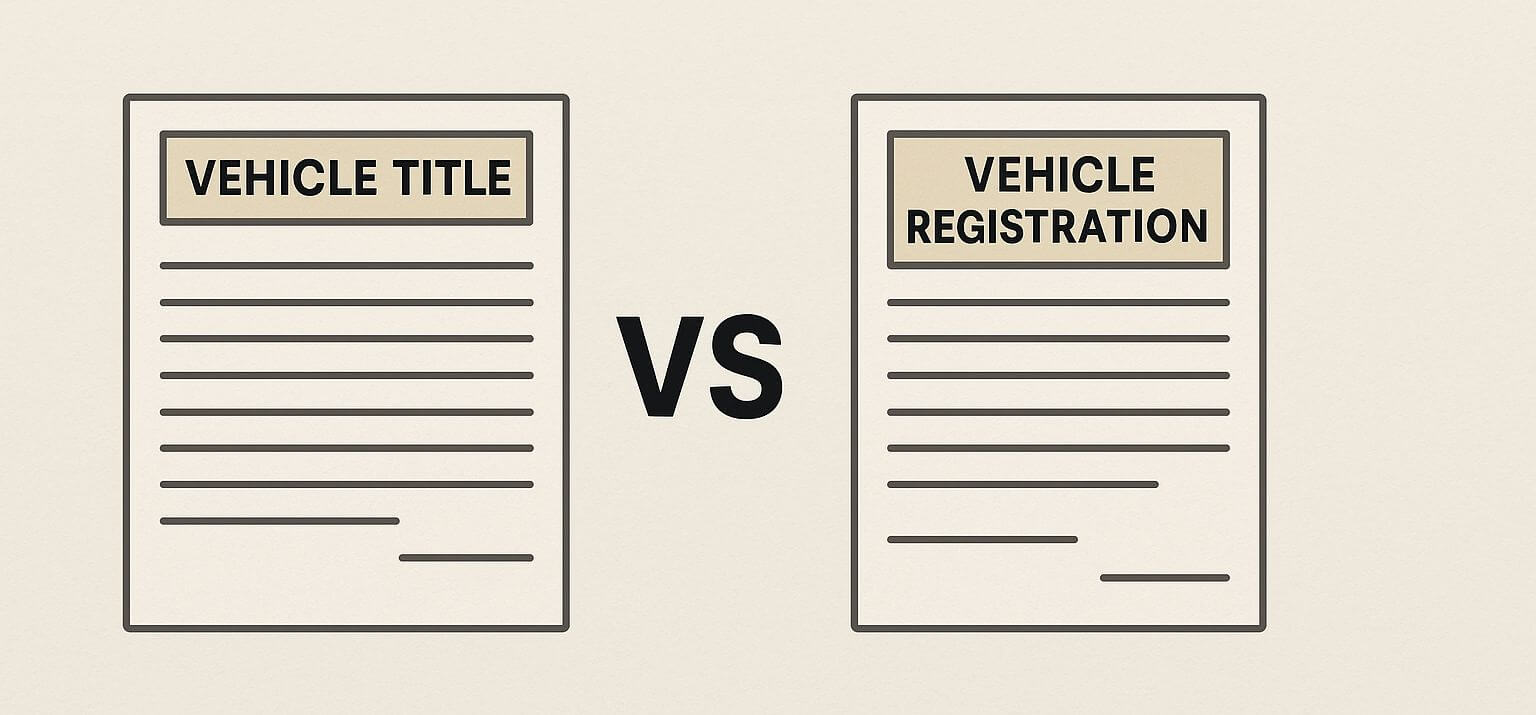 Vehicle Title vs Registration