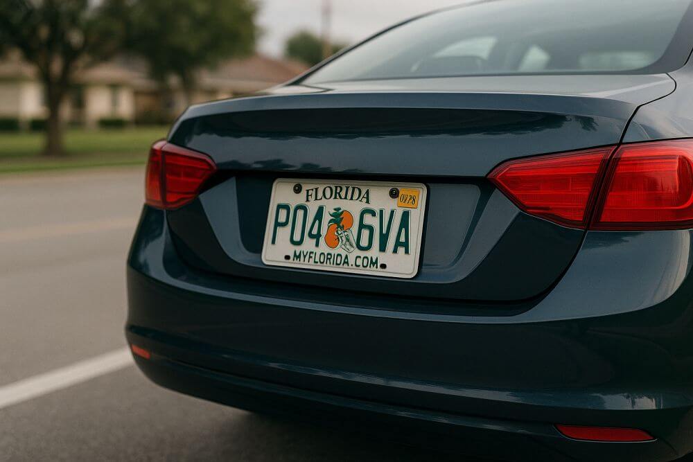 How do I find out who owns a license plate in Florida?