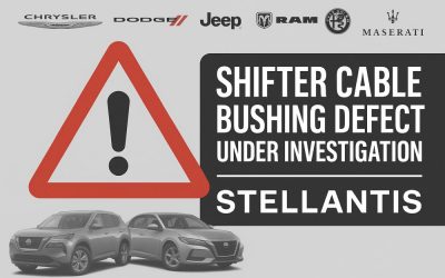 Stellantis Shifter Cable Bushing Defect Under NHTSA Investigation