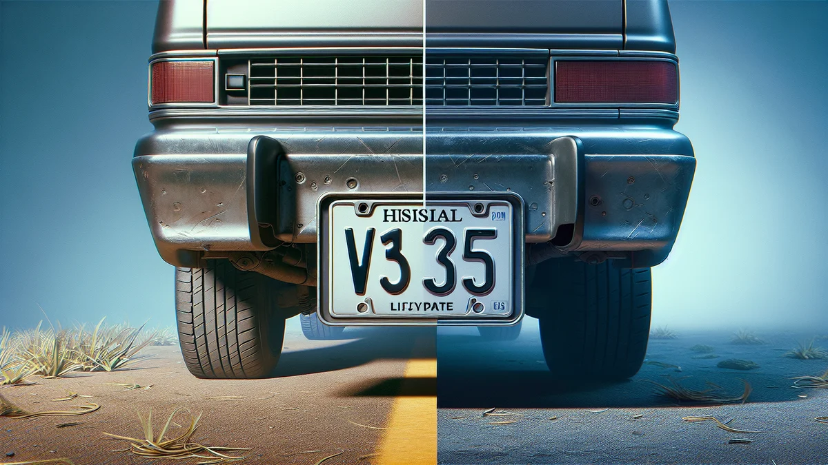 VIN vs. License Plate: Which is Better for Checking Car Value? – visual guide